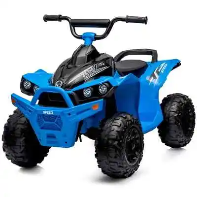 ROVO KIDS Electric Ride On Quad Bike ATV Toy Car Blue • $459