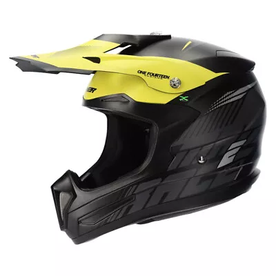 NEW M2R X3 Origin PC-3F Yellow Motocross Dirt Bike Helmet • $249