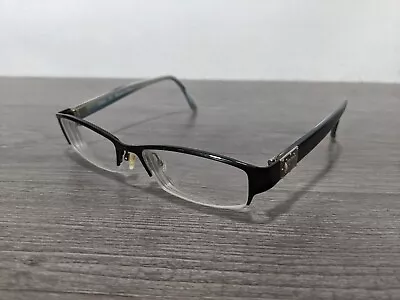 CHLOE CL1223 C01 Eyeglasses Frame Half Rimless 51-16-135 Black/Silver XM74 • $19.99