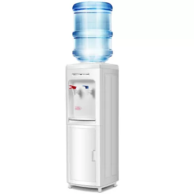 Costway Top Loading Water Cooler Dispenser For 3-5 Gallon Bottle Hot & Cold • $125.99