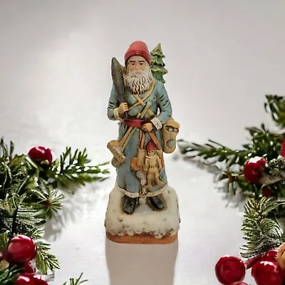 Vintage Shmid The Shackman Collection Santa Figurine 1986 Music Box Christmas • $17.99