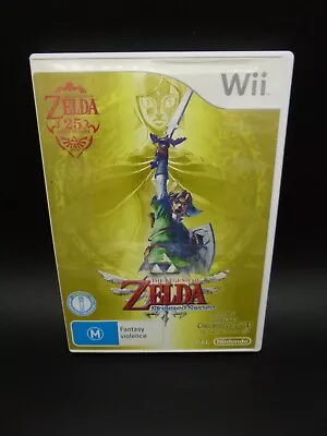 The Legend Of Zelda Skyward Sword Nintendo Wii Pal Complete W Clubcard FreePost • $34.50