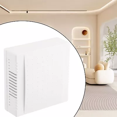 Wired Wall Mounted Mechanical Doorbell Hotel Door Bell Panel ABS PC White 220V • £13.74