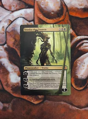 Magic The Gathering Vraska The Unseen #2 Hand Painted Unique Custom MTG Alter • $40