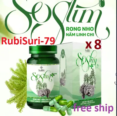 8x Giam Can Soslim Plus Herbal Weight Loss For A Slim Body • $213.99