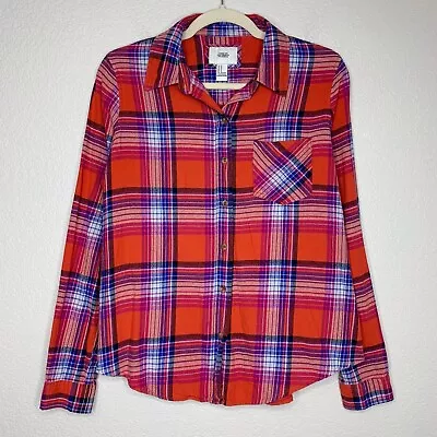 I Love H81 Los Angeles Women’s Flannel Long Sleeves Button Down Shirt • $18