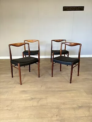 Set Of 4 Rosewood Danish Dining Chairs By Kai Lyngfeldt Larsen  • £2750