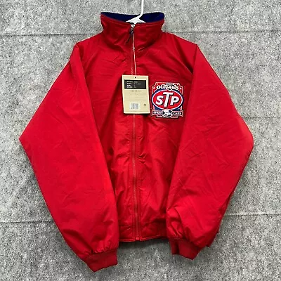 Sprint Car Jacket Mens Large Red World Of Out Laws Logo Fleece Puffer Coat • $22.45