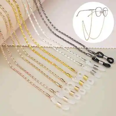 Glasses Neck Chain Cord Lanyard String Gold Silver Metal Specs Holder- 5 Colours • £2.90