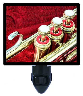 Cornet Decorative Photo Night Light Valves Musical Instrument Horn Brass • $30.49