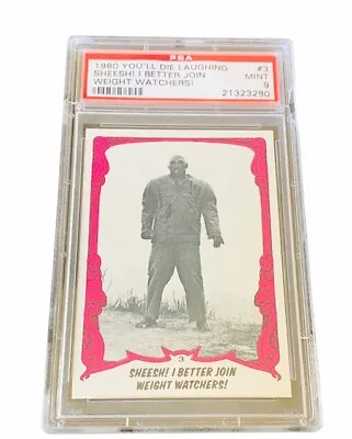 Monster Die Laughing 1980 Topps Universal Horror Card PSA 9 Gilman Creature #3 • $320