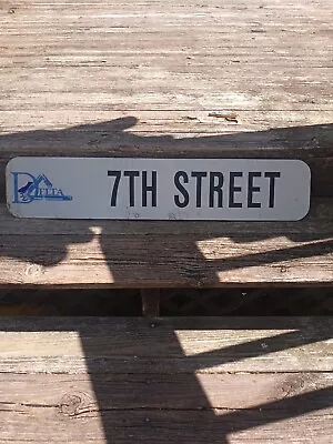 Real Roadstreethighway 7th Street Sign.  Double Sided Aluminum. Used • $9.99