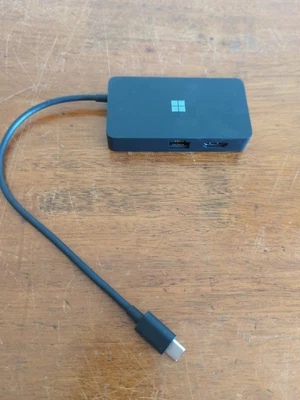 $70 • Buy Brand New Microsoft Surface USB-C Travel Hub Black - USB A, VGA, Ethernet, HDMI