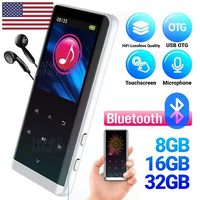 Bluetooth HiFi MP3 Player MP4 Media FM Radio Audio Recorder Music Portable • $34.98