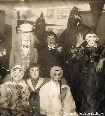 A Vintage Creepy Halloween Party - Historic Photo Print • $10