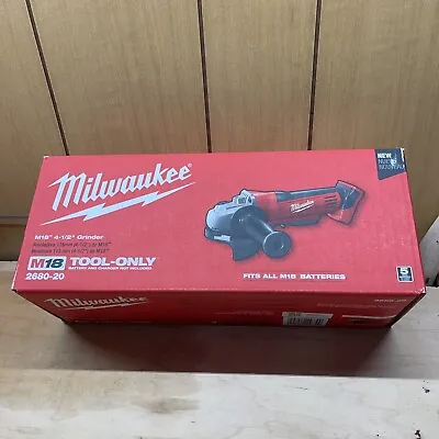 Milwaukee M18 4-1/2  18V Cut Off Cordless Grinder - 2680-20 (Tool Only) • $120