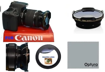 Vivitar Ser1 Pro Hd3 Wide Angle Lens + Macro For Canon Eos Rebel Dslr Cameras • $59.81