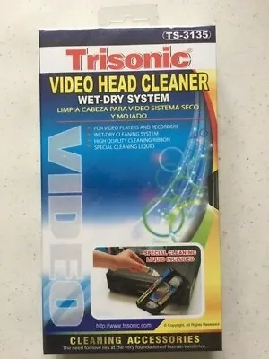 VHS Video Head Cleaner For Tape Cassette Player & Recorder  • $6.95
