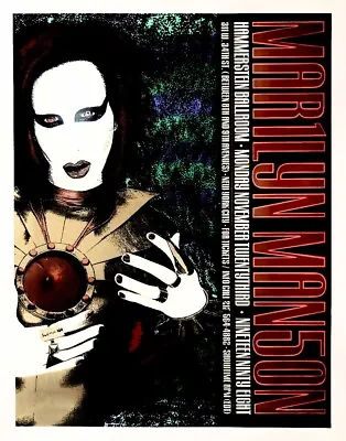 Marilyn Manson Poster Hammerstein Ballroom  NYC 1998 • $15