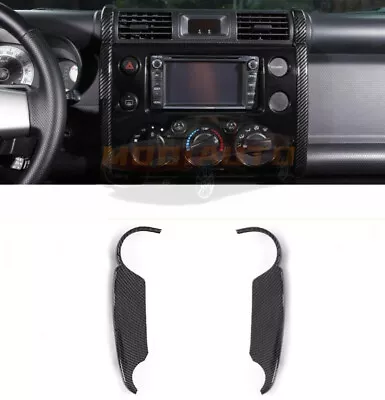 For Toyota FJ Cruiser 07-2014 Navigation Side Trim Cover Trim*2 Carbon Fiber ABS • $62.98