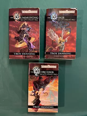 Forgotten Realms The Return Of The Archwizards Set/Lot-3 Troy Denning Summoning • $24.50