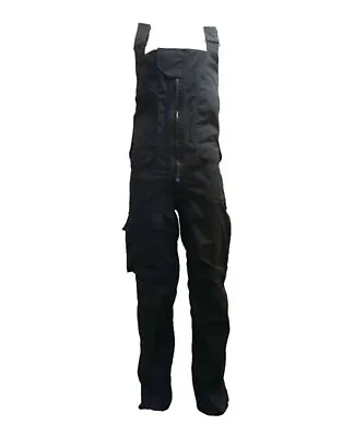 Boat Sporting Black Waterproof High Trousers Salopettes Chest Highs Small Adult • £92