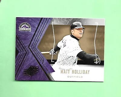 2005 SPx ROOKIE RC # 85 MATT HOLLIDAY COLORADO ROCKIES EXCEPTIONAL! • $3.95