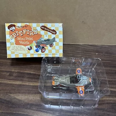 Vtg. 1997 KLINGK Spitfire Mini Pedal Vehicle Collectible Die Cast Airplane Ltd. • $9.99