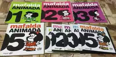 Lot  5 Animated Mafalda Books With Dvd. From Argentina • $59.99