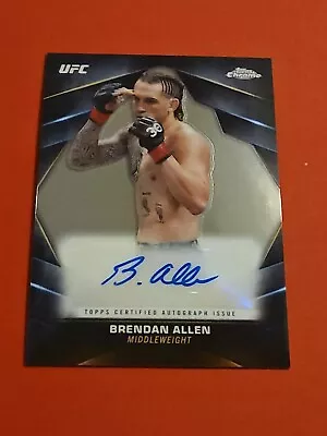 👊  2024 Topps  UFC Veteran Autographs Brendan Allen • $1.25