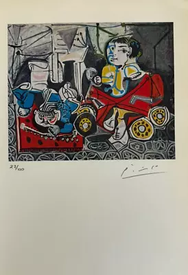 Pablo Picasso Original Hand-signed Lithograph With COA & Appraisal Of $3500* • $349