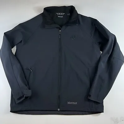 Marmot Style# F98160 Black Fleece Lining Ski Jacket Men’s 2XL XXL • $34.99