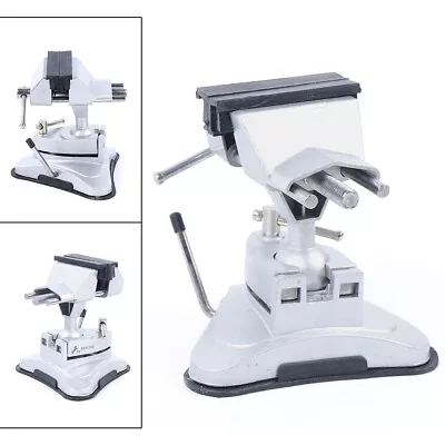 Multi-Positioning Hobby Vise-Suction Mini Vacuum Base Clamp Powerful Suction • $19