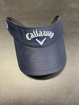 Callaway Hat Cap VISOR Golf Strap Back Blue BIG BERTHA  Odyssey  Tour NEW • $10.18