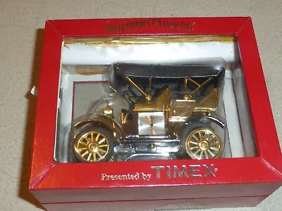 Timex Waterbury Mini Mercedes Antique Car Clock Desk Automobile W Box • $34.99