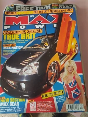 £2.99 • Buy Max Power Magazine August 2004, Victoria Silvstedt, R-Tec Honda Civic