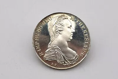 1780 Sf 1 Thaler Maria Theresa Hall Austrian Empire Silver Coin-proof (restrike) • $2.99
