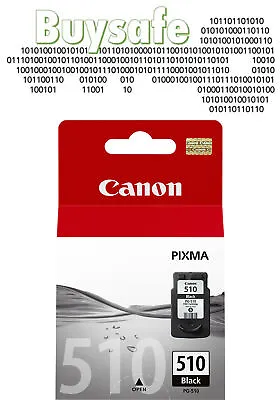 Canon Original PG-510 Ink For PIXMA MP230 MP240 MP250 MP252 MP260 MP270 MP272 MP • £18.50