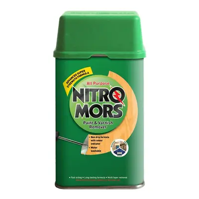 £12.49 • Buy NitroMors All Purpose Paint And Varnish Remover Double Strength Fomula 375-750ml