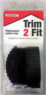 Trim 2 Fit Replacement Ladder Safety Feet Trim To Fit - 1 X Pair (2 Feet) • £15.95