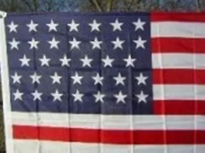 3x5 Ft 34 STAR United States UNION CIVIL WAR Flag 1861-1863 Print Polyester • $8