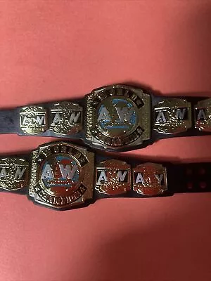 AEW Unrivaled/Unmatched Action Figure Accessories AEW Tag Team Titles Belts • $5.99