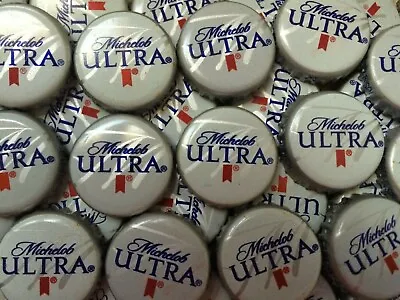 100 Lot MICHELOB ULTRA Beer Bottle Caps Crowns~NO DENTS! Clean! • $10.89