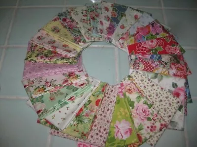 24 New Rose Floral Fat Quarters Quilting Fabric Moda Northcott Riley Blake • $36.50