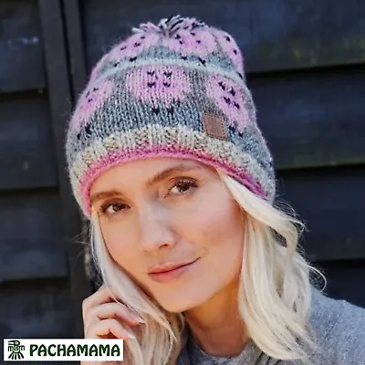 Pachamama - Wool Pig Bobble Hat Beanie • £22.95