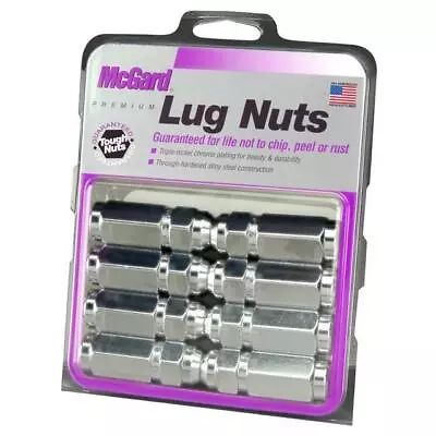 McGard 64806 Hex Lug Nut Pkg/8 9/16-18 Duplex Cone Seat 7/8 Hex 2.5 Oal-Chrome • $51.46