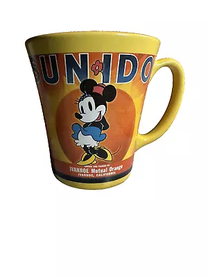 Disney Minnie Mouse SUN IDOL IVANHOE Mutual Orange 16oz. Coffee Cup-Mug New! • $20