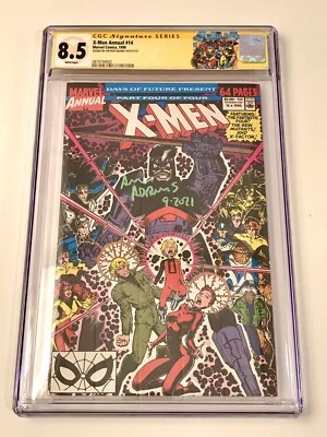 $155 • Buy X-Men Annual 14 First Gambit Arthur Adams SIGNATURE SS CGC 8.5 WP Custom Label