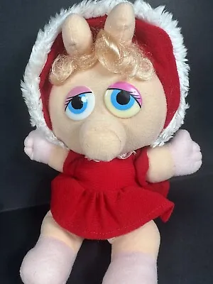 Baby Miss Piggy Plush 8 In McDonald Present Jim Hensons Muppets Vintage 1987 EUC • $16.20