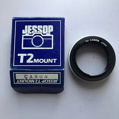 Jessop's T Mount To FD Metal  Lens Adapter Canon FD F-1 A-1 AE1 Etc  BNIB • £7